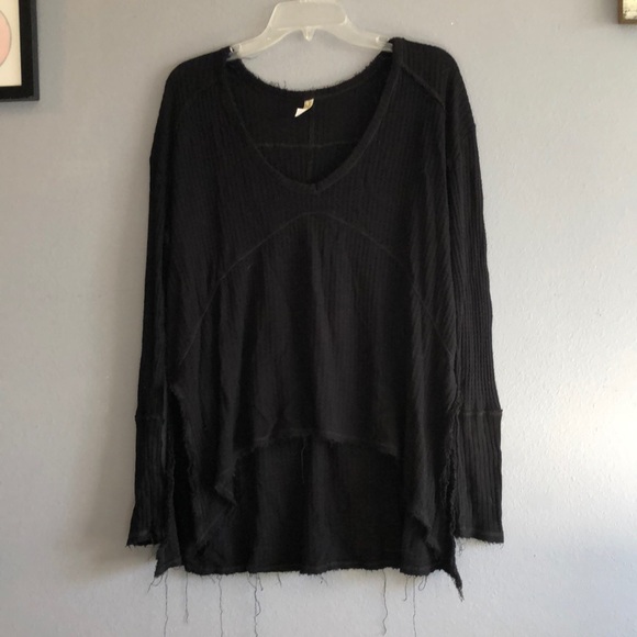 Free People Tops - Free People black long sleeve small